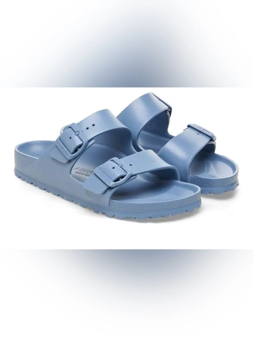 NIB Birkenstock Arizona EVA Sandals Elemental Blue EU 41 M8 W10 Waterproof